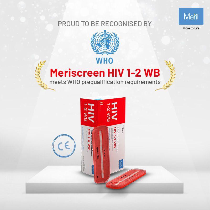 Meriscreen HIV 1-2 WB testing kit