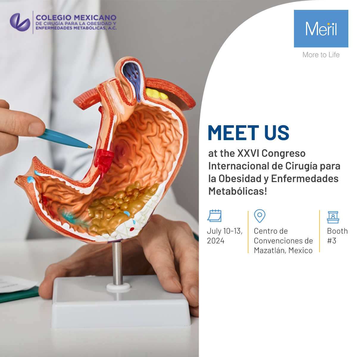 Join Meril at 26th International Congress Of Surgery For Obesity And Metabolic Diseases!