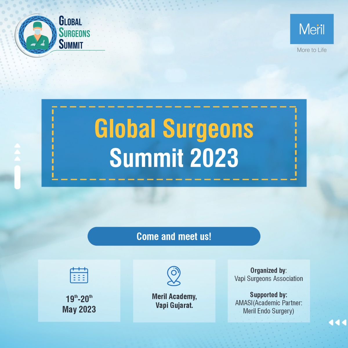 Global Surgeons Summit 2023 (GSS 2023)! Save the Date!
