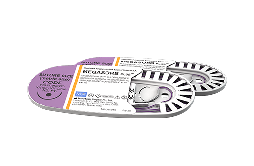 MEGASORB PLUS - Polyglycolic Acid Suture with Chlorhexidine