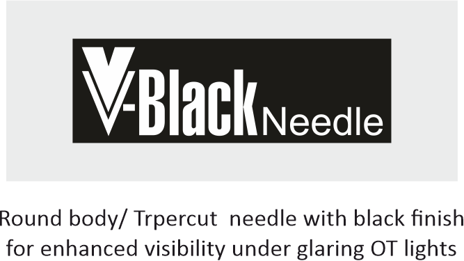 V- Black Needle